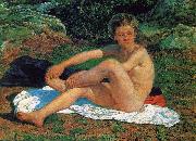 Alexander Ivanov Nude Boy Spain oil painting reproduction
